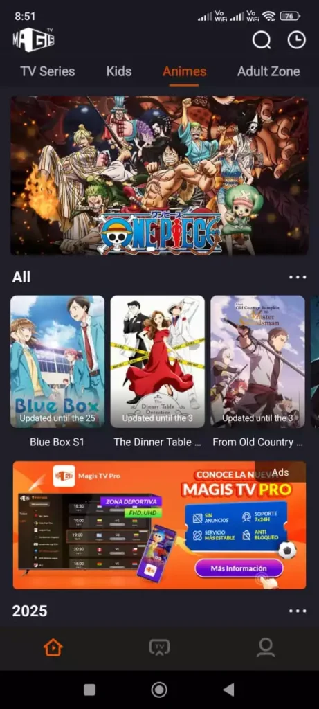 Magis app screenshot